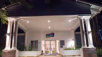 Front of property - evening/night
