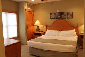 Deluxe Condo, 3 Bedrooms, Kitchen, Lake View | Iron/ironing board - Northernaire Resort (Three Lakes)