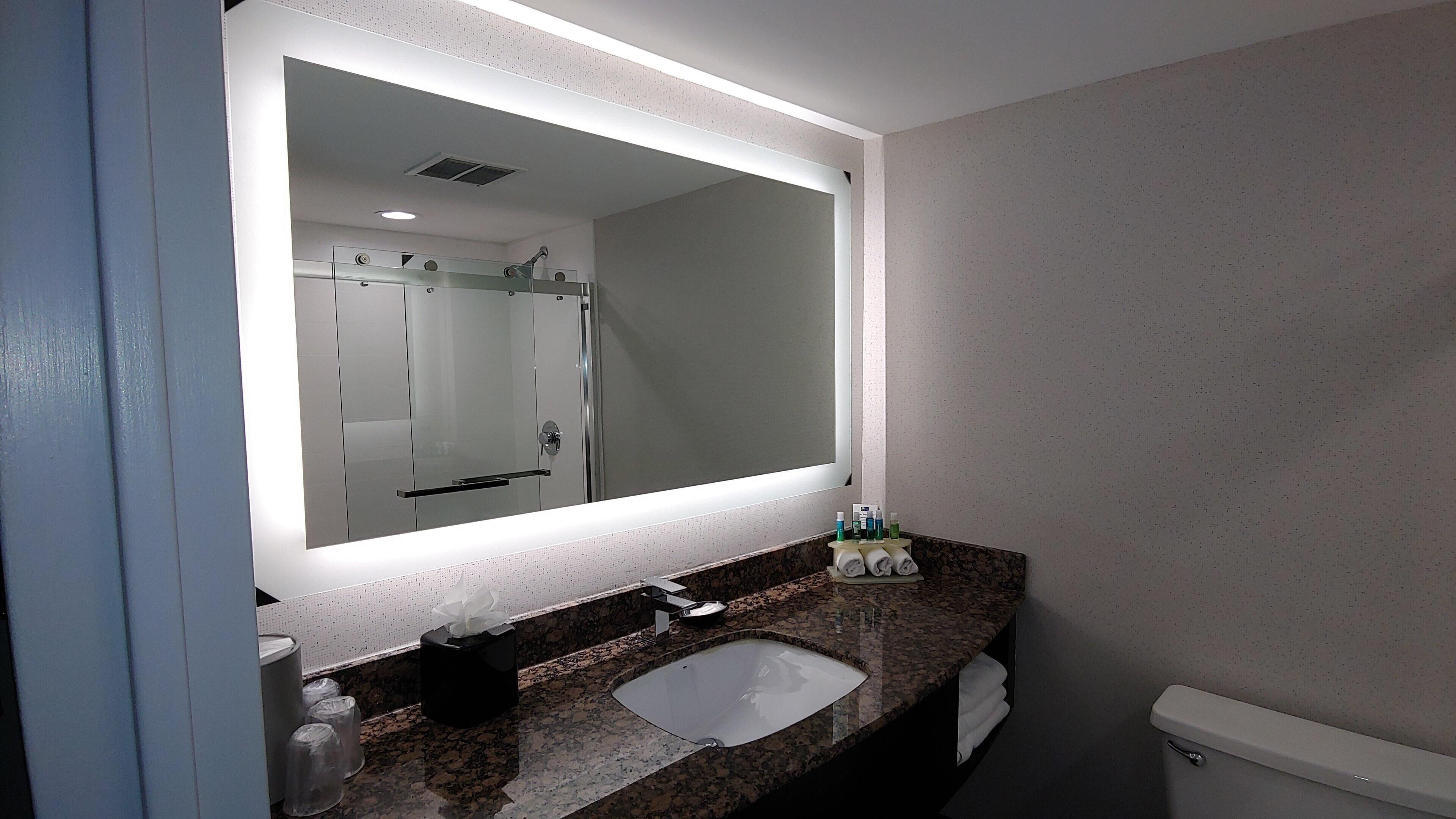 Bathroom | Combined shower/tub, free toiletries, hair dryer, towels