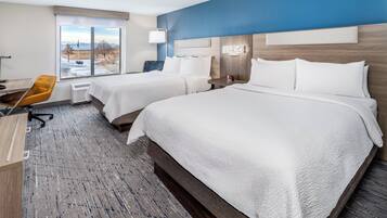 Hypo-allergenic bedding, in-room safe, desk, laptop workspace