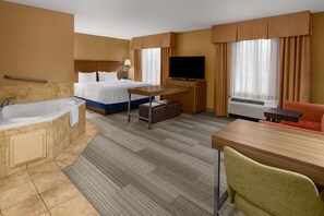 Studio, One King Bed, Non-Smoking | Desk, laptop workspace, blackout drapes, iron/ironing board - Hampton Inn & Suites Banning-Beaumont (Banning)