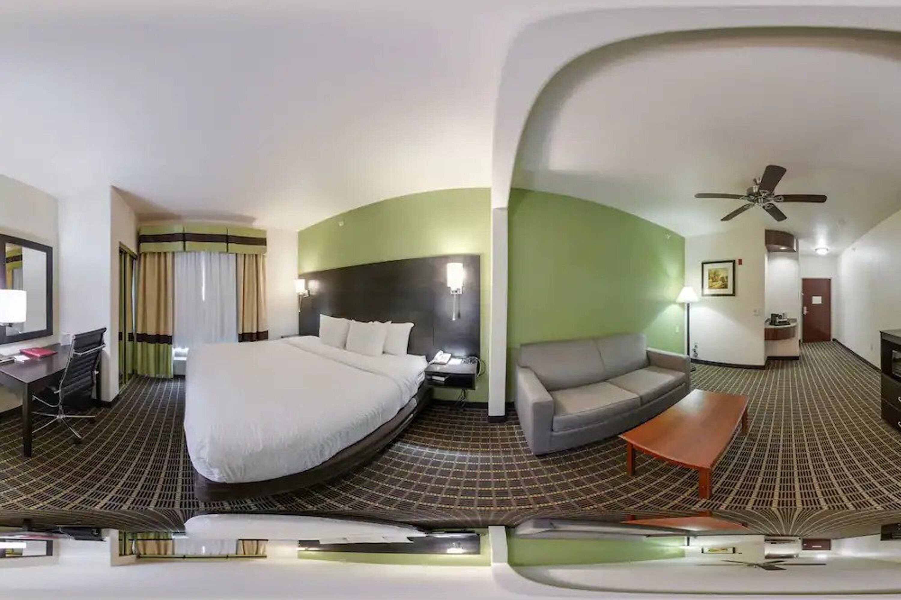 suite, 1 king bed, non smoking, hot tub | view from room