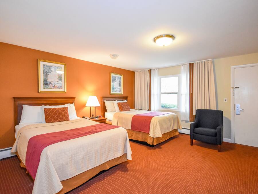 Deluxe Room, 2 Double Beds, Kitchen | Individually furnished, desk, laptop workspace, blackout curtains