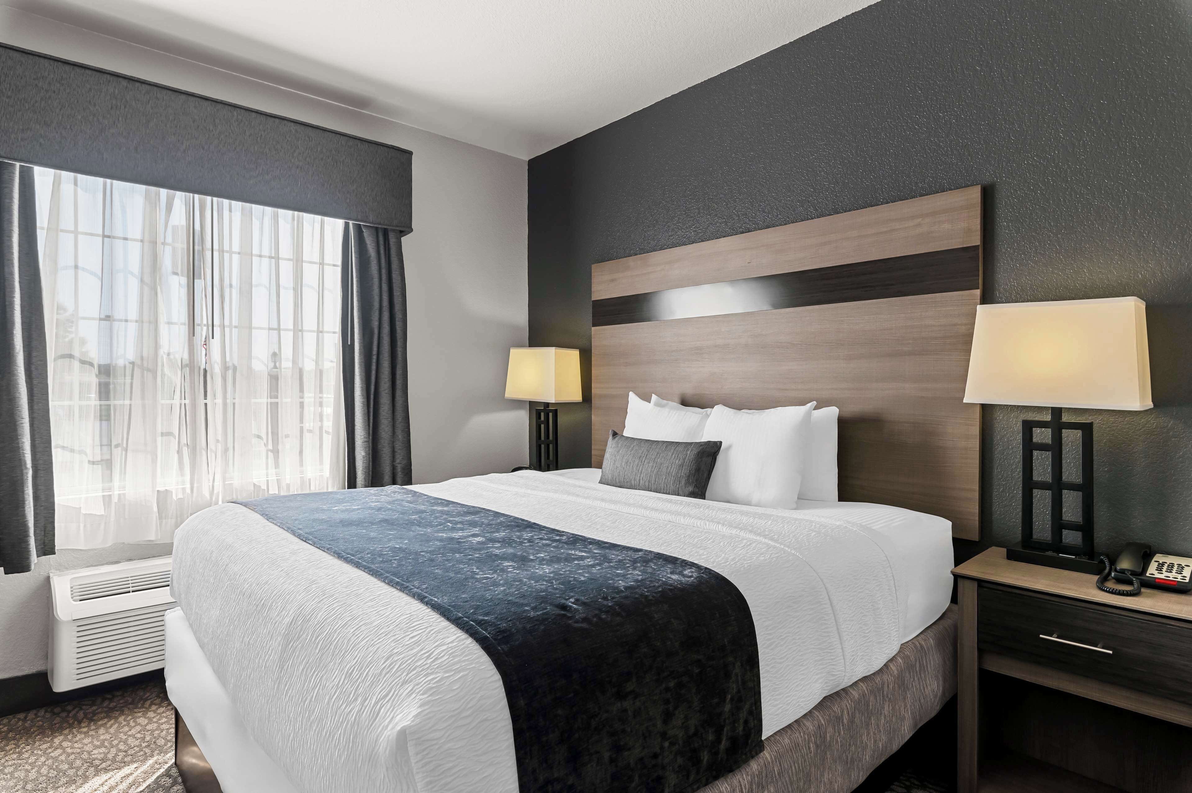 suite, 1 king bed with sofa bed, non smoking, microwave (with sofabed) | premium bedding, in-room safe, desk, blackout curtains