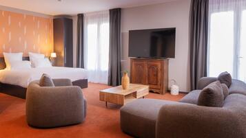 Coffres-forts dans les chambres, bureau, rideaux occultants