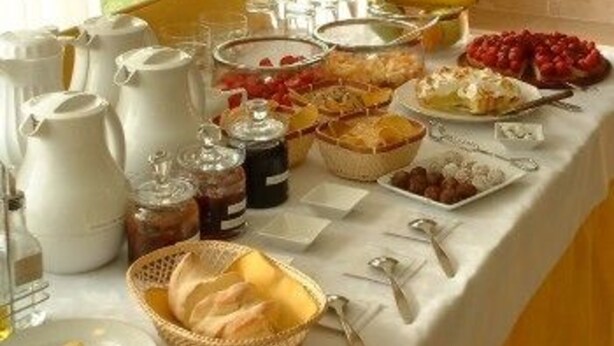 Breakfast area - Estancia La Quinta (El Chalten)
