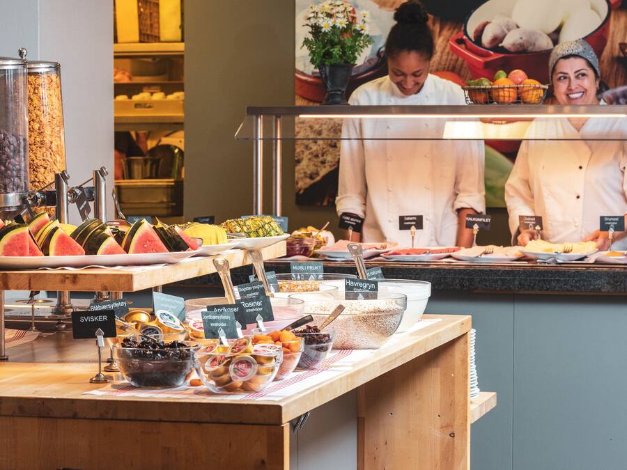 Frokostbuffé hver dag (NOK 189 per person)