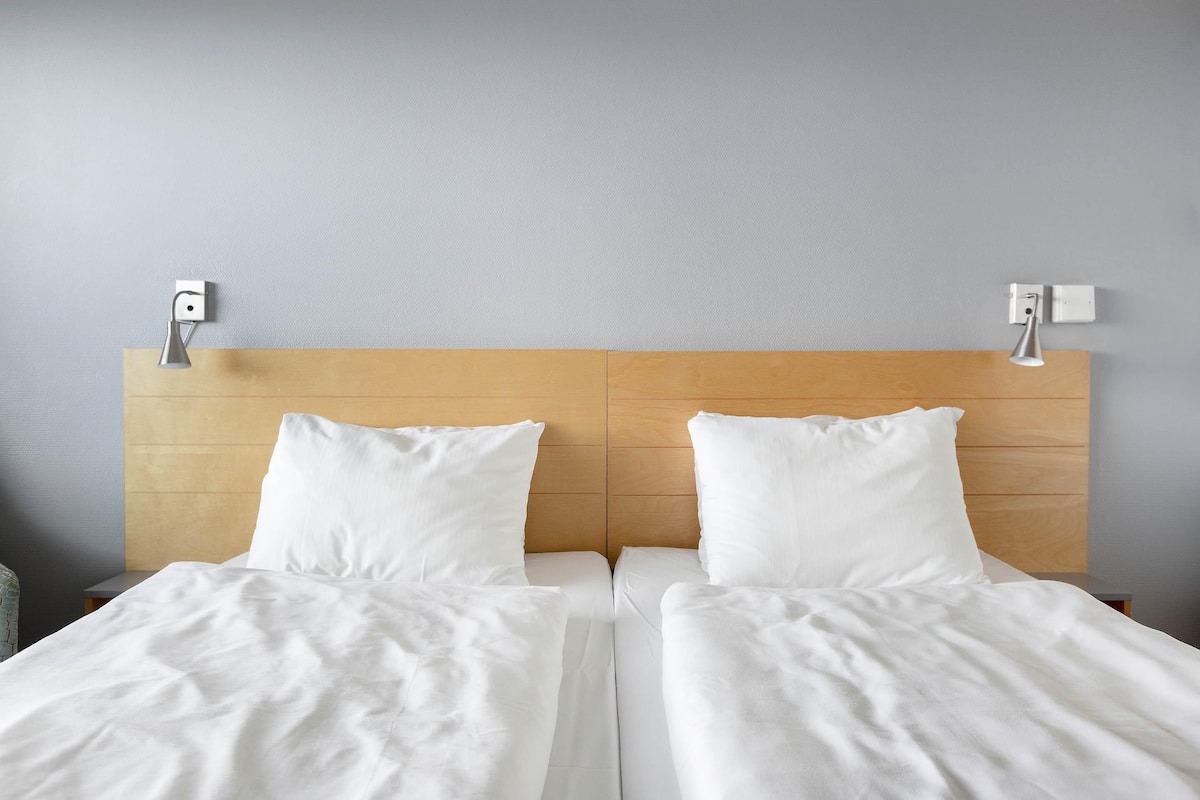 Standard Room, 2 Twin Beds, Non Smoking | Desk, blackout drapes, soundproofing, free WiFi