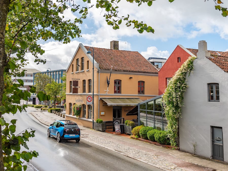 Façana frontal de l'allotjament