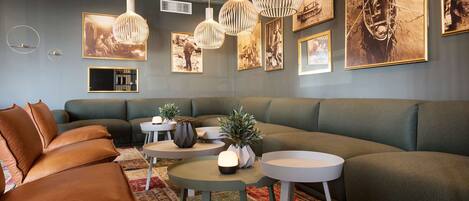 Sala de estar en el lobby