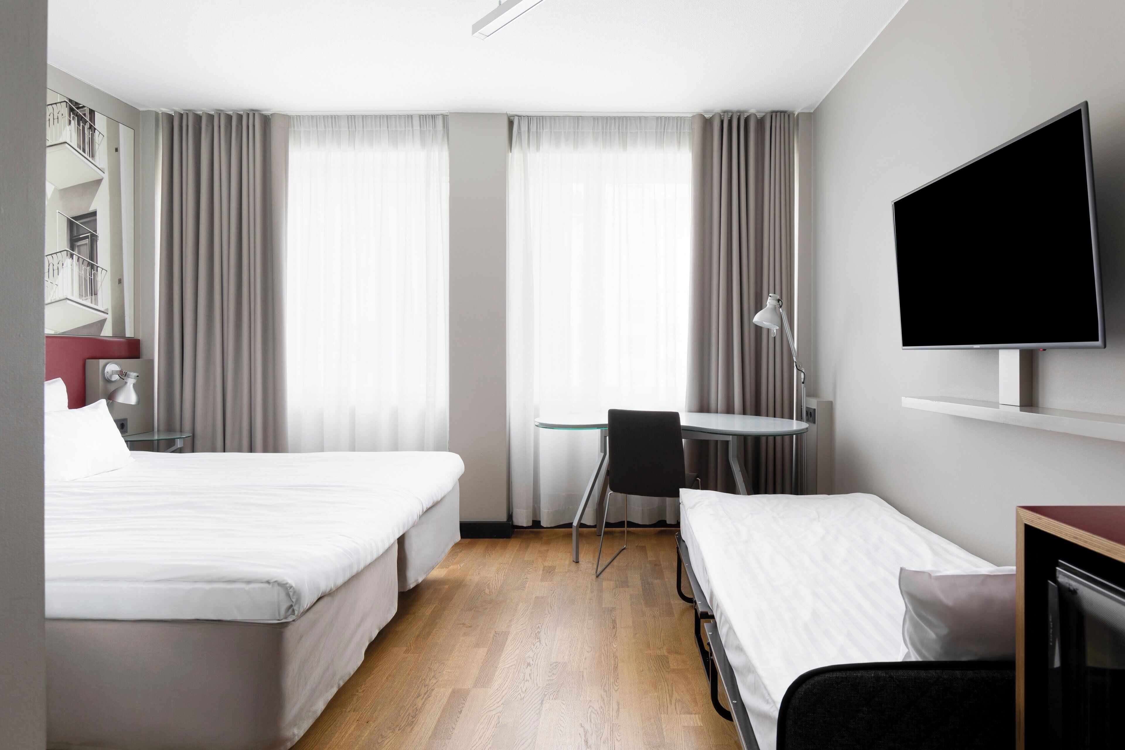 in-room safe, desk, blackout curtains, soundproofing