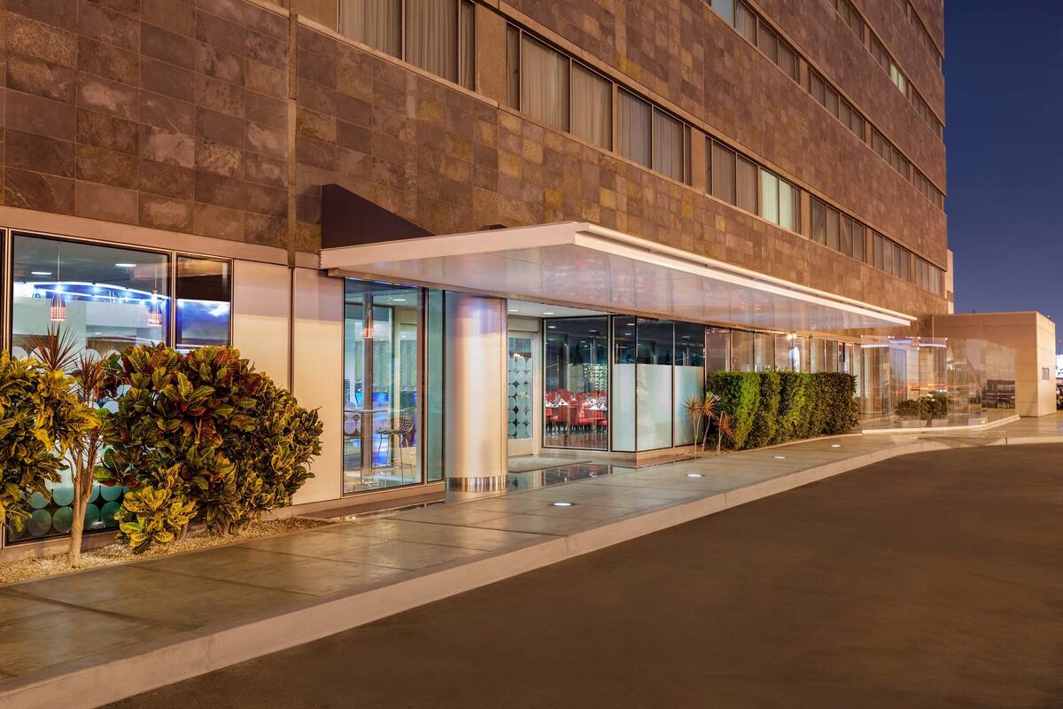 front of property – evening/night