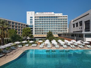 Indoor pool, seasonal outdoor pool