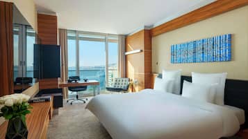 Premium bedding, minibar, in-room safe, desk