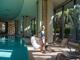 Indoor pool, seasonal outdoor pool