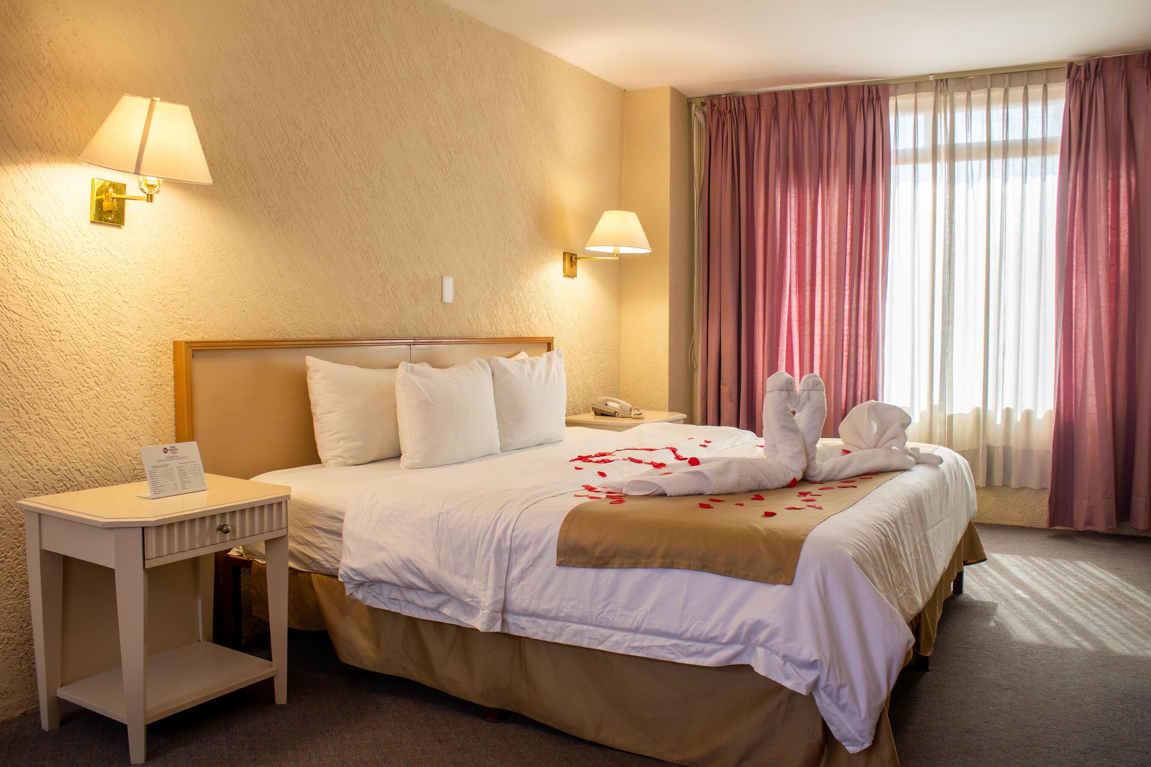 Caja de seguridad en la habitación, cortinas blackout y wifi gratis 