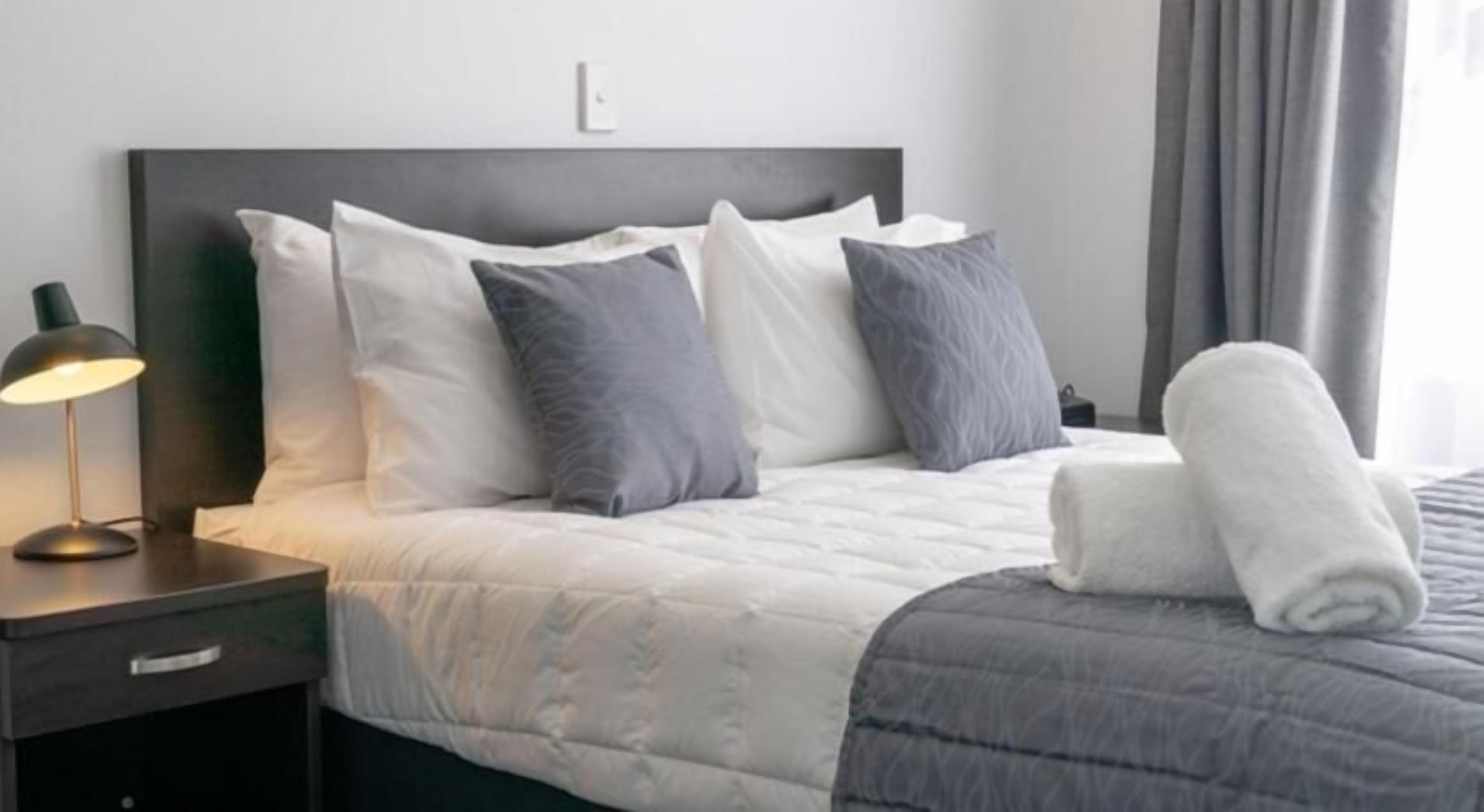 Blackout curtains, iron/ironing board, WiFi, bed sheets