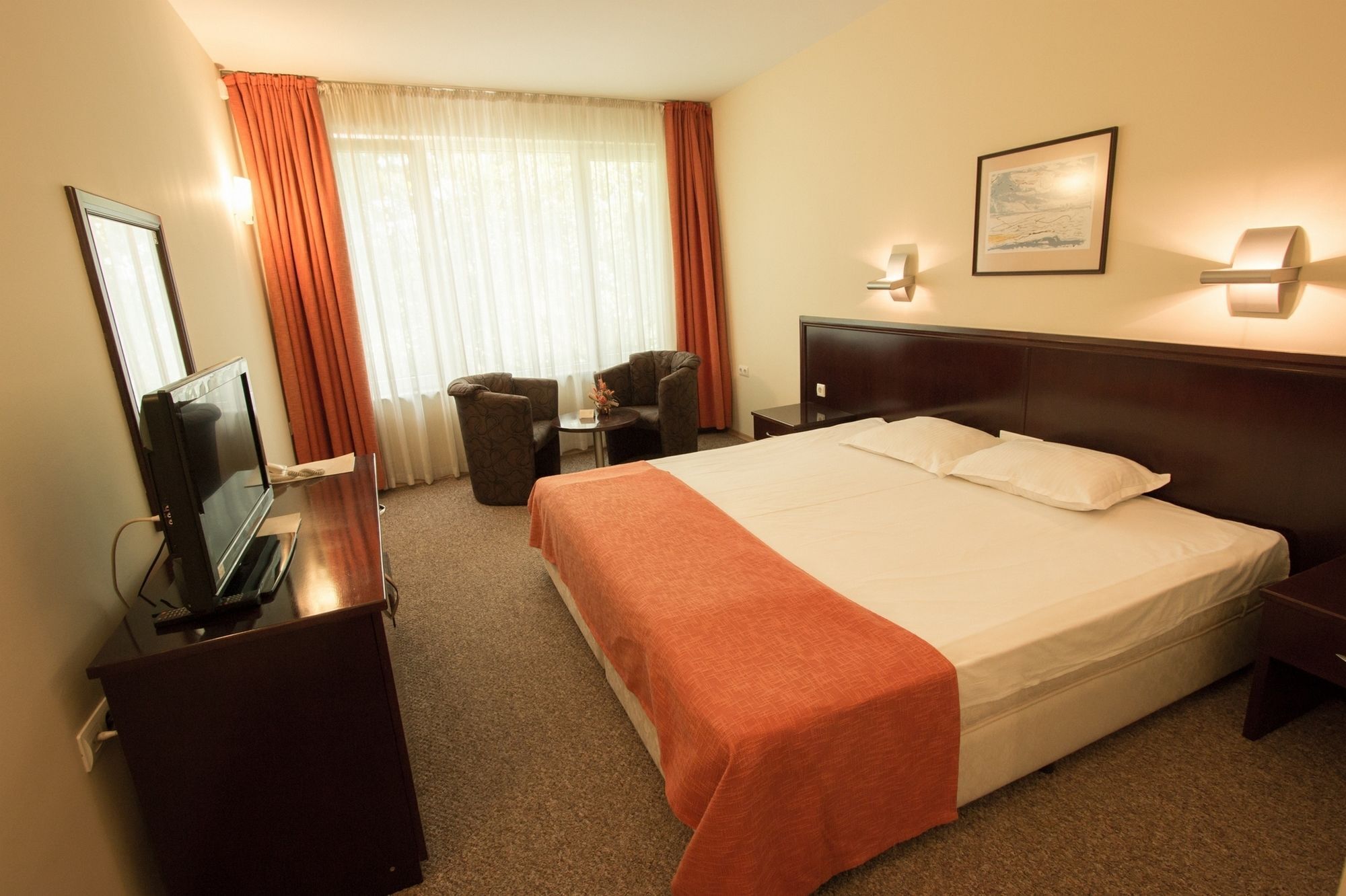 Minibar, in-room safe, desk, blackout curtains