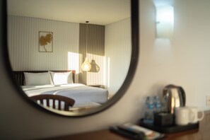 Bungalow | Bureau, literie fournie