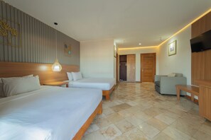 Bungalow | Bureau, draps fournis