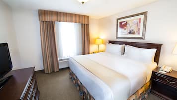 In-room safe, desk, laptop workspace, iron/ironing board