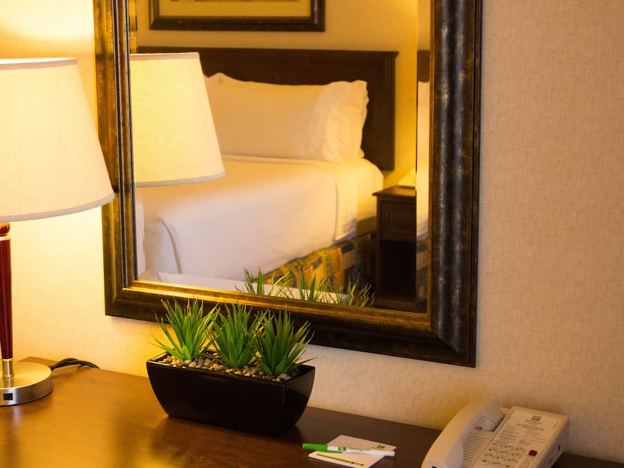 In-room safe, desk, laptop workspace, iron/ironing board