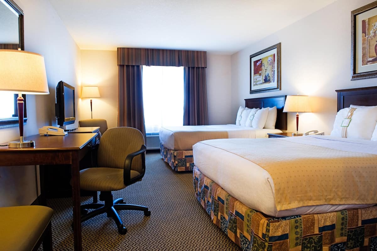 In-room safe, desk, laptop workspace, iron/ironing board