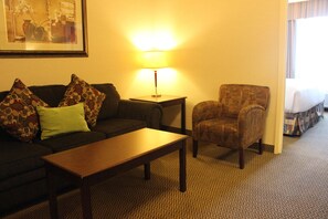 Room, 1 King Bed | Living room - Holiday Inn Hotel & Suites West Edmonton by IHG (Edmonton)
