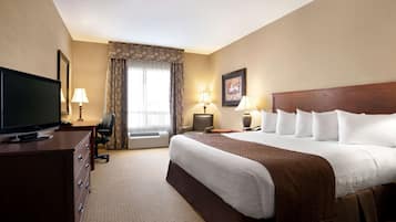 In-room safe, desk, blackout curtains, iron/ironing board