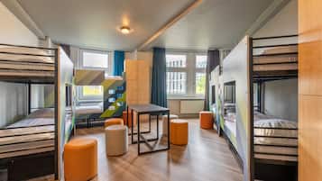 Bed in 8-bed Dormitory | Iron/ironing board, free WiFi, bed sheets