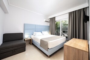 Studio | Tallelokero huoneessa, ilmainen Wi-Fi, vuodevaatteet