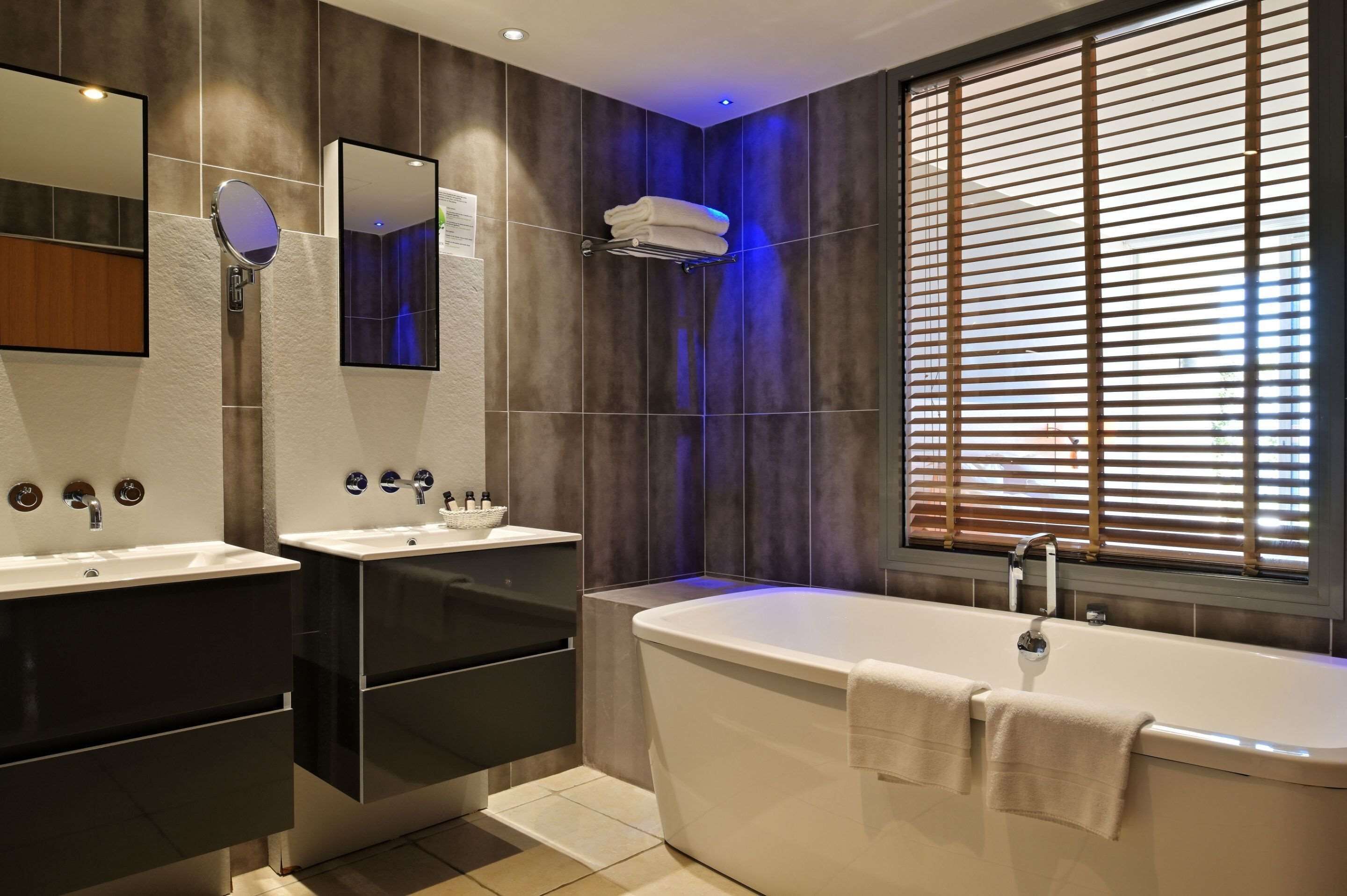 free toiletries, hair dryer, bathrobes, slippers