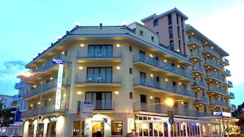 Front of property – evening/night