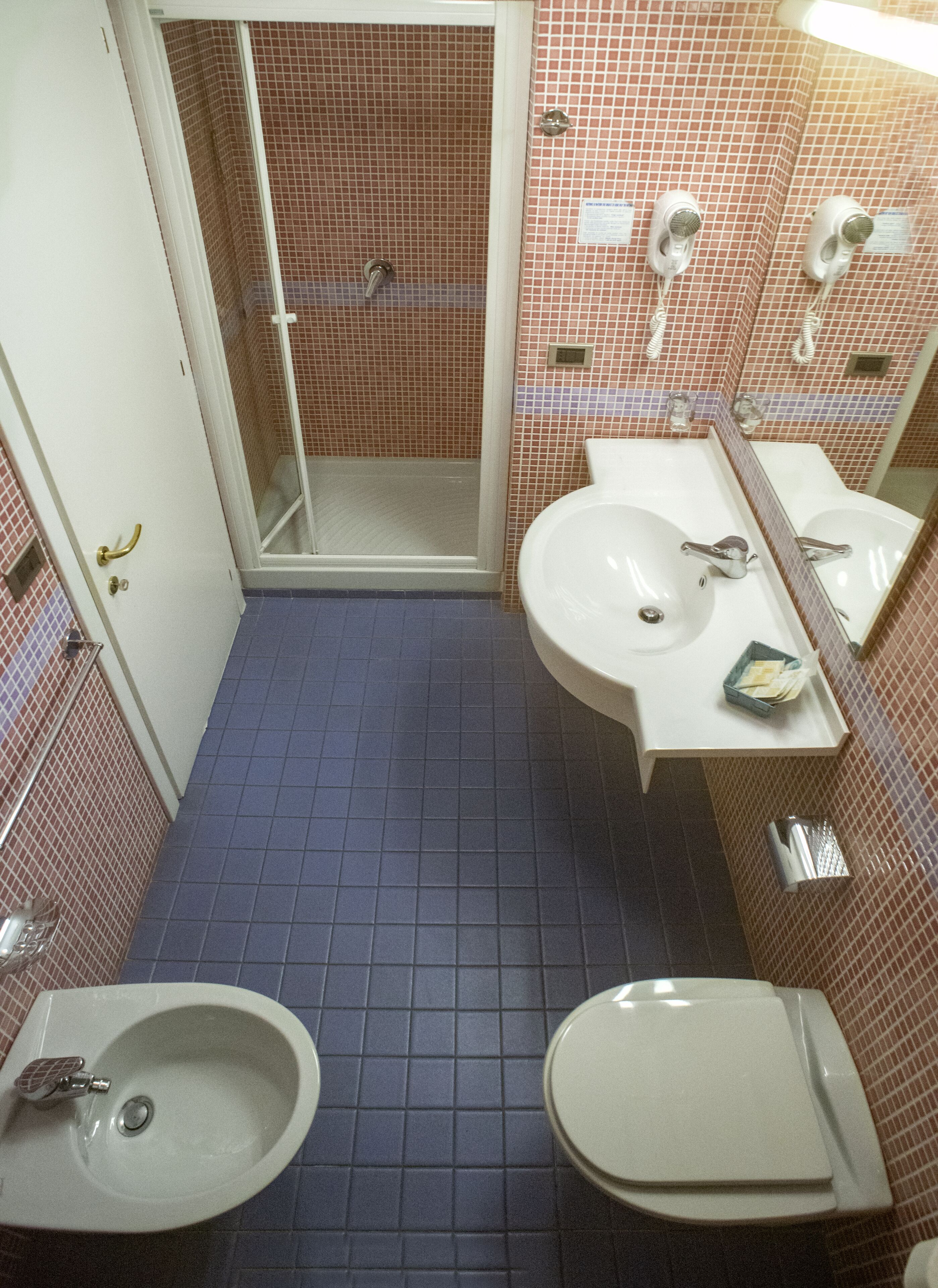 standard room | bathroom | shower, free toiletries, hair dryer, bidet
