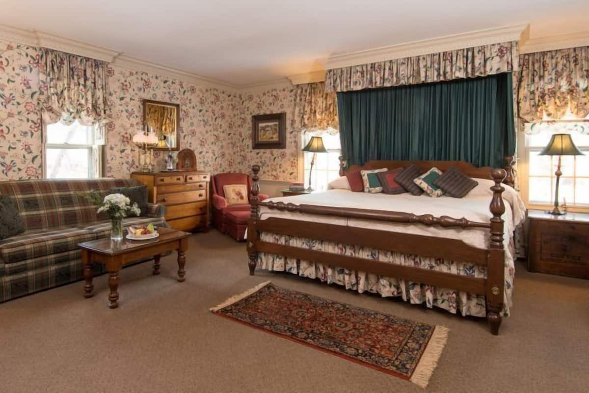 Habitación Deluxe, 1 cama King size | Sábanas de algodón egipcio y ropa de cama de alta calidad