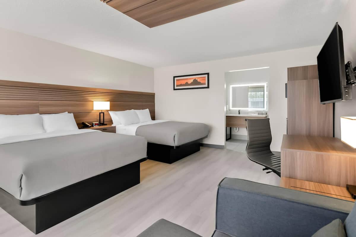 Desk, free WiFi, bed sheets, wheelchair access