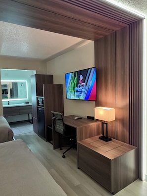 Desk, free WiFi, bed sheets, wheelchair access