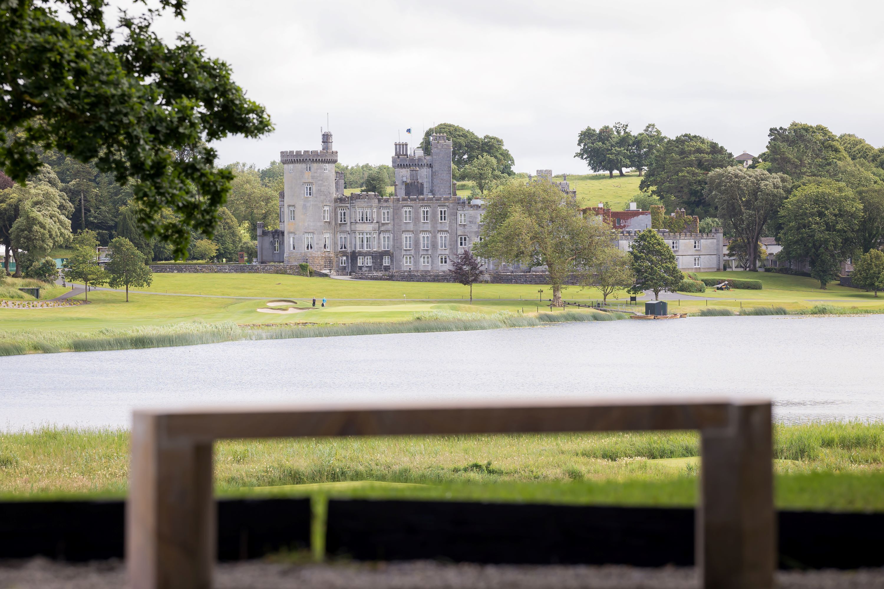 outdoor wedding area