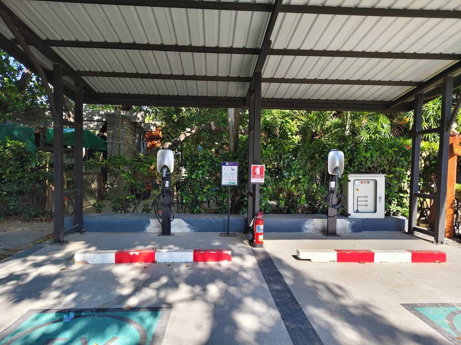 electric vehicle-charging station