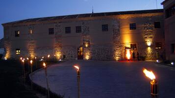 Front of property – evening/night