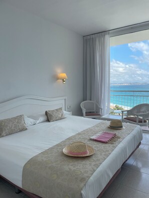 Classic Family Room, Balcony, Sea View | Hypo-allergenic bedding, minibar, in-room safe, individually decorated
