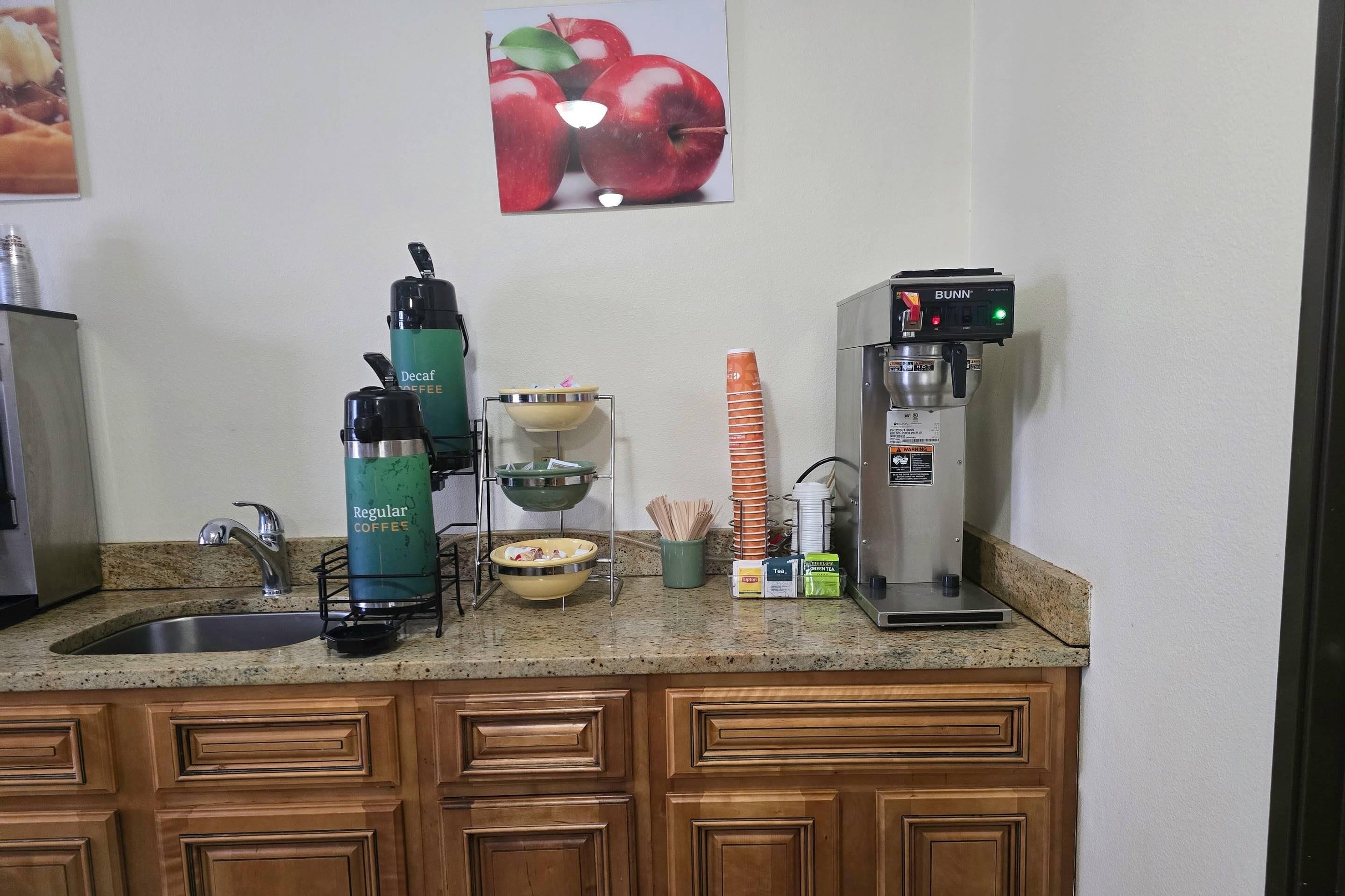 Free continental breakfast