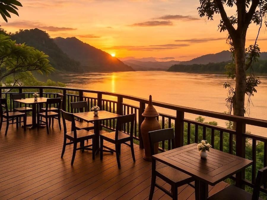 Se sirven desayunos, cenas y cocina internacional