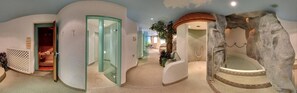Sauna, bañera de hidromasaje, aromaterapia, envolturas corporales 