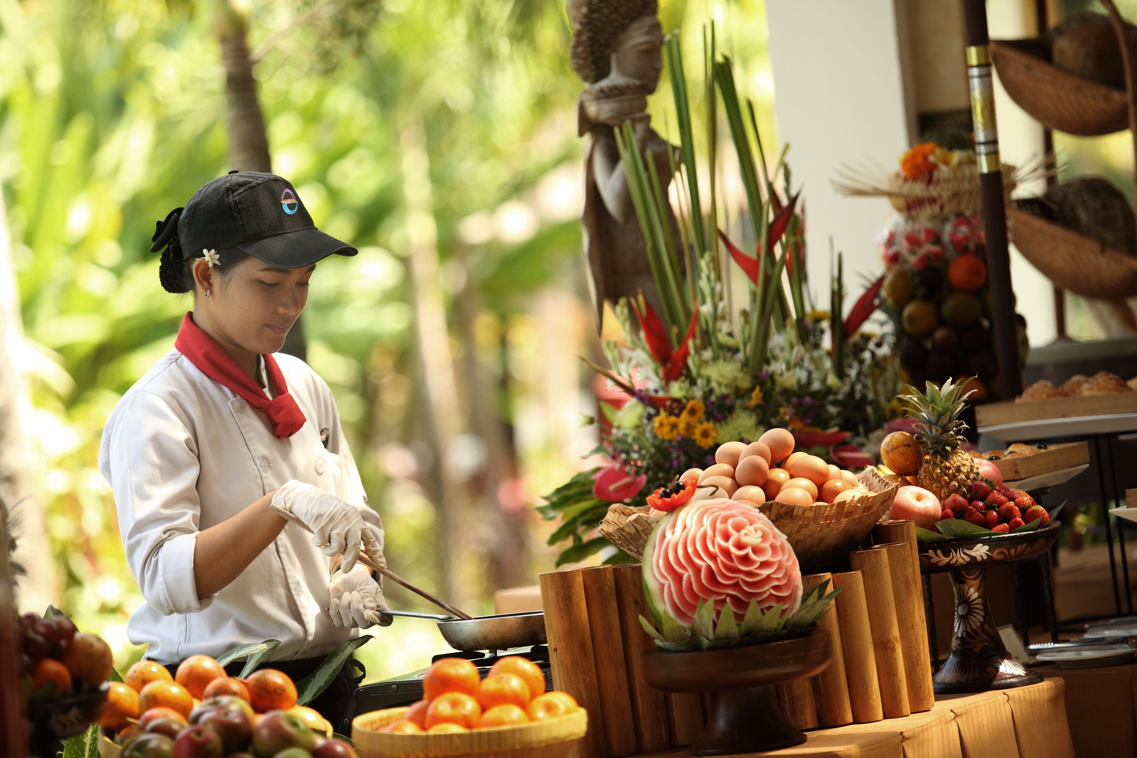 daily full breakfast (idr 363000 per person)