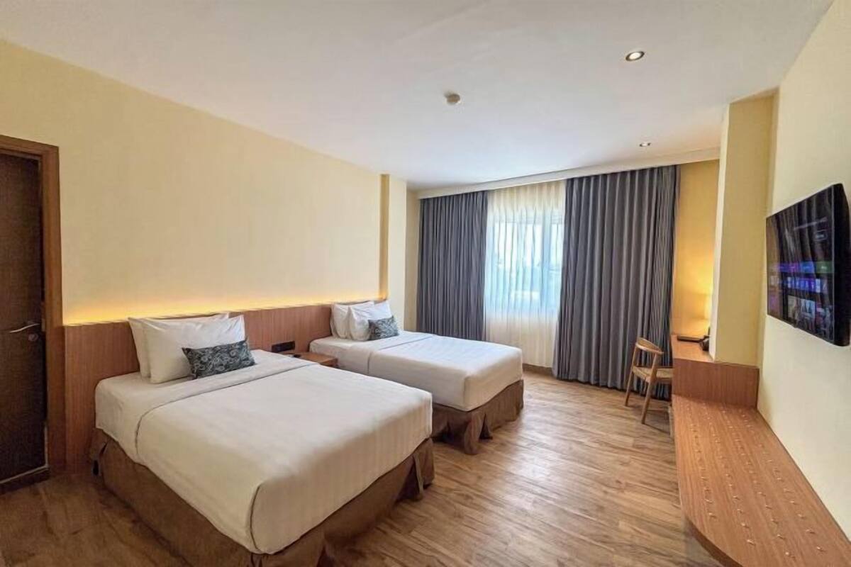 1 camera, biancheria da letto di alta qualità, minibar, una scrivania