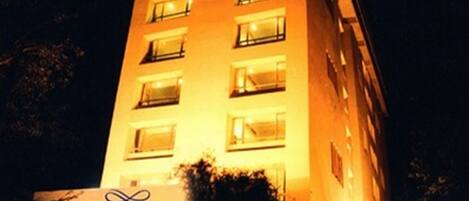 Front of property – evening/night