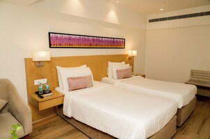 Minibar, in-room safe, desk, blackout curtains