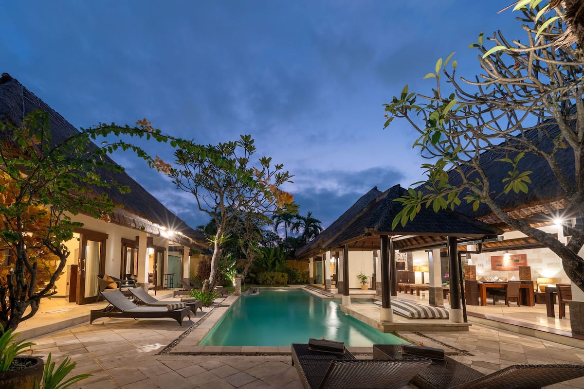 Vila Keluarga, 3 kamar tidur, kolam renang pribadi | Teras/patio