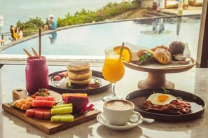 Buffet breakfast for a fee